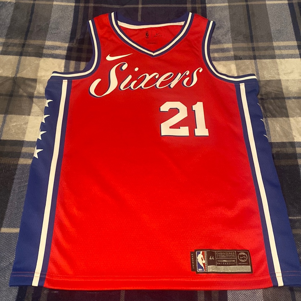 Philadelphia Sixers/76ers #21 Joel Embiid jersey size XL - Picture 2 of 13